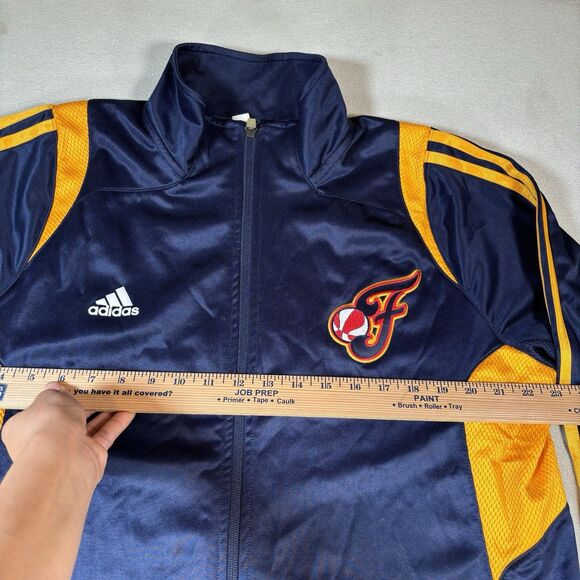 adidas Indiana Fever Warm Up Track Jacket WNBA XL Player Issued Caitlin Clark - Picture 8 of 9